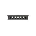 Organizer Kabli Techly Rack 19" 2U, czarny - 1400461