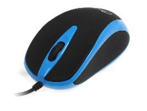 Mysz przewodowa Media-Tech PLANO MT1091B optyczna czarno-niebieska - 985061