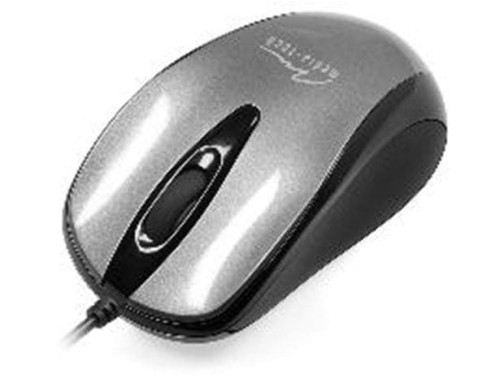 Mysz przewodowa Media-Tech PLANO MT1091S optyczna czarno-srebrna - 985062