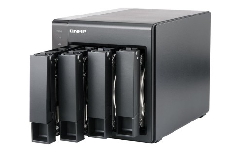 -Bay NAS, Intel Celeron Quad-Core 2.0GHz (up to 2.42GHz), 2GB DDR3L RAM (max 8GB), SATA 6Gb/s, 2 x GbE, hardware transcoding, HDMI out with kodi, remote control included, Virtualization Station, Surve - 627529
