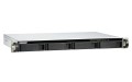 NAP 4-Bay 1U 11.6"-depth NAS, Intel Celeron J4025 dual-core 2.0GHz (up to 2.9GHz), 2GB DDR4 SODIMM RAM (1x2GB, 2 slots, max 8GB total), SATA 6Gb/s, 2 x 2.5GbE, AES-NI encryption, 2 x USB 3.0, 2 x USB - 767780