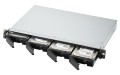 NAP 4-Bay 1U 11.6"-depth NAS, Intel Celeron J4025 dual-core 2.0GHz (up to 2.9GHz), 2GB DDR4 SODIMM RAM (1x2GB, 2 slots, max 8GB total), SATA 6Gb/s, 2 x 2.5GbE, AES-NI encryption, 2 x USB 3.0, 2 x USB - 767776