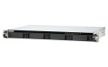 NAP 4-Bay 1U 11.6"-depth NAS, Intel Celeron J4025 dual-core 2.0GHz (up to 2.9GHz), 2GB DDR4 SODIMM RAM (1x2GB, 2 slots, max 8GB total), SATA 6Gb/s, 2 x 2.5GbE, AES-NI encryption, 2 x USB 3.0, 2 x USB - 767782