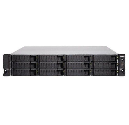 NAP 12 (+6)-Bay TurboNAS, SATA 6G, Xeon D-1622 2.4GHz, 8GB  ECC RAM, 4-LAN, built0in 2 10Gb SFP+,  40Gb network-ready, iSCSI, RAID 0,1, 5, 6, 10, 5+spare, 6+spare, 10+spare, global hot spare, max 128 - 627598