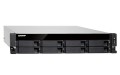 NAP 8-Bay TurboNAS, AMD Quad-Core 2.0GHz, 4GB DDR3L RAM (max 16GB), 1 x 10GbE 10GBASE-T (pre-installed PCIe card), 4 x GbE, SATA 6Gb/s, AES-NI Hardware Encryption, Virtualization Station, Redundant PS - 768564