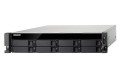 NAP 8-Bay TurboNAS, AMD Quad-Core 2.0GHz, 4GB DDR3L RAM (max 16GB), 1 x 10GbE 10GBASE-T (pre-installed PCIe card), 4 x GbE, SATA 6Gb/s, AES-NI Hardware Encryption, Virtualization Station, Redundant PS - 768563