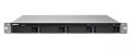 NAP 4-Bay TurboNAS, AMD Quad-Core 2.0GHz, 4GB DDR3L RAM (max 16GB), 1 x 10GbE 10GBASE-T (pre-installed PCIe card), 4 x GbE, SATA 6Gb/s, AES-NI Hardware Encryption, Virtualization Station, Surveillance - 627580