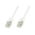 Patchcord 100% miedź TechlyPro Cat.6 U/UTP, 1,5 m, biały - 1400543