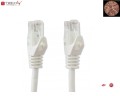 Patchcord 100% miedź TechlyPro Cat.6 U/UTP, 1,5 m, biały - 983222