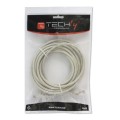 PatchCord Techly Cat.5e U/UTP, 0,5m, szary Soho CCA - 1400649