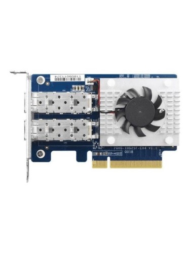 Dual-port SFP+ 10GbE network expansion card; low-profile formfactor; PCIe Gen3 x8 - 627595