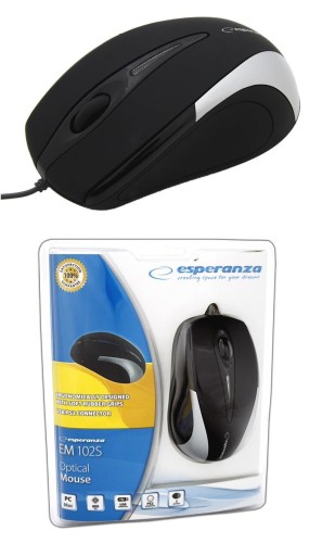 Mysz przewodowa Esperanza SIRIUS EM102S optyczna USB srebrna - 984676