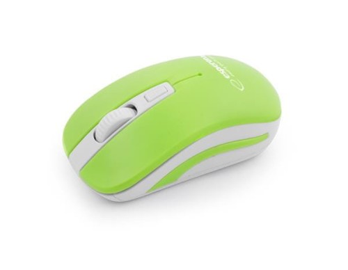 Mysz bezprzewodowa Esperanza Uranus 2.4GHz 4D zielono-biała - 984667