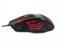 Mysz przewodowa Esperanza MX201 Wolf optyczna Gaming 7D USB czarno-czerwona - 783507