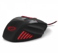 Mysz przewodowa Esperanza MX201 Wolf optyczna Gaming 7D USB czarno-czerwona - 783508