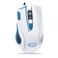 Mysz przewodowa Esperanza MX401 Hawk optyczna Gaming 7D USB biało niebieska - 1403875