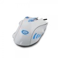 Mysz przewodowa Esperanza MX401 Hawk optyczna Gaming 7D USB biało niebieska - 1403876