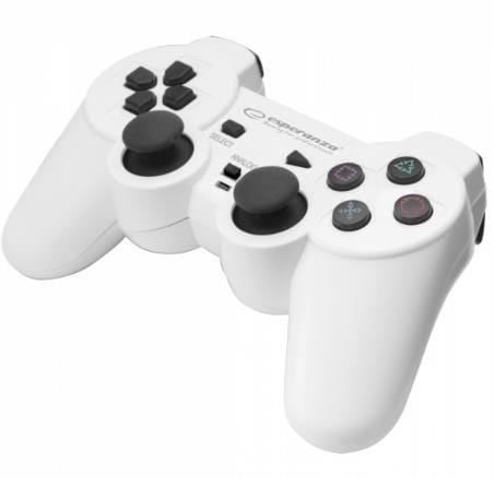 Gamepad PS3/PC USB Esperanza "Trooper" biało/czarny - 735970