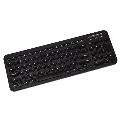Klawiatura przewodowa Esperanza EK132 Memphis multimedialna USB czarna - 698743