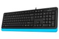 Klawiatura przewodowa A4Tech FSTYLER FK10 Blue - 928755