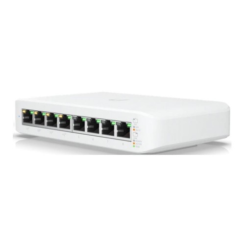 Switch zarządzalny UBIQUITI UniFi Switch Gen 2 (USW-LITE-8-POE-EU) 8x 10/100/1000Mb/s (4xPoE+) - 1400847