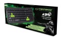 Klawiatura przewodowa Esperanza EGK102G Aspis dla graczy USB zielona - 941694