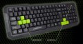 Klawiatura przewodowa Esperanza EGK102G Aspis dla graczy USB zielona - 941693