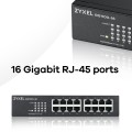 Switch niezarządzalny Zyxel GS1100-16 v3 16x10/100/1000 Mbps - 1042411