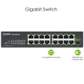 Switch niezarządzalny Zyxel GS1100-16 v3 16x10/100/1000 Mbps - 1042409