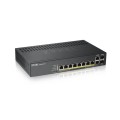 Switch zarządzalny Zyxel GS1920-8HPV2 8x10/100/1000 2xComboSFP PoE RJ45 - 744401