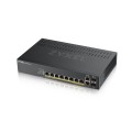 Switch zarządzalny Zyxel GS1920-8HPV2 8x10/100/1000 2xComboSFP PoE RJ45 - 744404