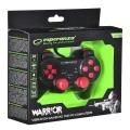 Gamepad PC USB Esperanza "Warrior" czarno/czerwony - 1029450