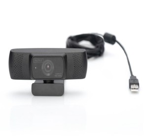 Kamera internetowa DIGITUS Full HD 1080p 30Hz autofokus szeroki kąt widzenia USB A 2.0