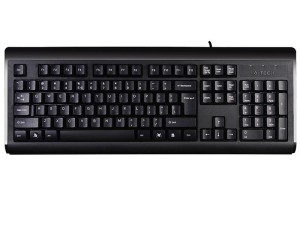 Klawiatura przewodowa A4Tech KB-8A USB czarna