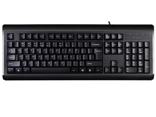 Klawiatura przewodowa A4Tech KB-8A USB czarna - 984505