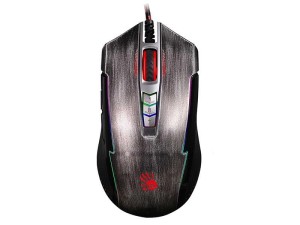 Mysz przewodowa A4Tech Bloody P93 Bullet Grey RGB PIXART
