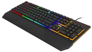 Klawiatura przewodowa AOC GK200 Gaming podświetlenie Rainbow LX