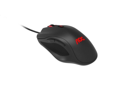 Mysz przewodowa AOC GM200 Pixart 3519 RGB 4200 DPI czarna - 1403104