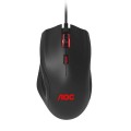 Mysz przewodowa AOC GM200 Pixart 3519 RGB 4200 DPI czarna - 984539