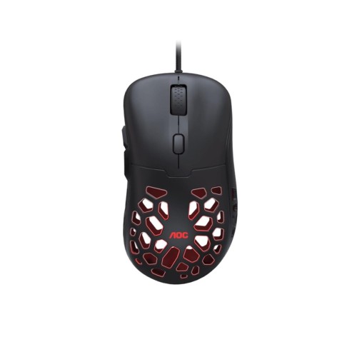 Mysz przewodowa AOC GM510B Pixart 3389 RGB 16000 DPI czarna - 1403115