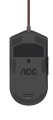 Mysz przewodowa AOC AGM700 Pixart 3389 RGB 16000 DPI czarna - 1403119
