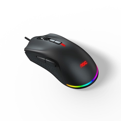 Mysz przewodowa AOC GM530B Pixart 3389 RGB 16000 DPI czarna - 1403122
