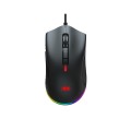 Mysz przewodowa AOC GM530B Pixart 3389 RGB 16000 DPI czarna - 1403124