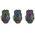 Mysz bezprzewodowa Defender URAN GM-503 optyczna 3200dpi czarna RGB AKUMULATOR 8 przycisków Gaming - 1188325