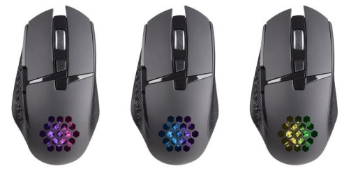 Mysz bezprzewodowa Defender GLORY GM-514 optyczna 3200dpi czarna RGB AKUMULATOR 7 przycisków Gaming - 1403278