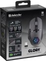 Mysz bezprzewodowa Defender GLORY GM-514 optyczna 3200dpi czarna RGB AKUMULATOR 7 przycisków Gaming - 1403280