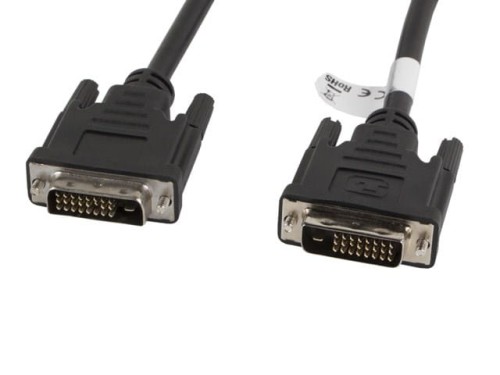 Kabel Lanberg CA-DVID-10CC-0030-BK (DVI-D M - DVI-D M; 3m; kolor czarny) - 1402263
