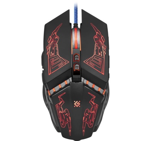 Mysz przewodowa Defender HALO Z GM-430L 3200dpi Gaming 6P + GRA - 929924