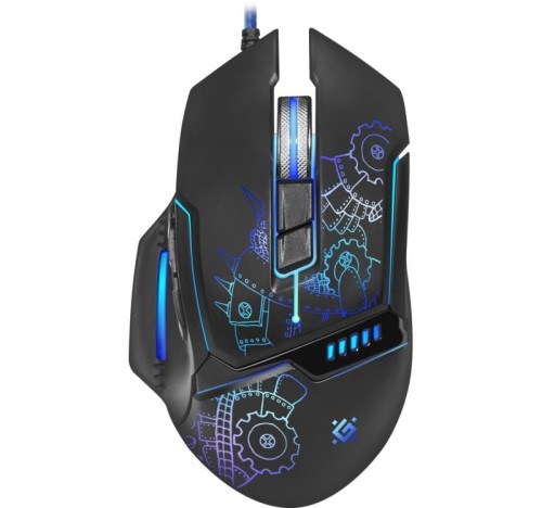 Mysz przewodowa Defender KILL'EM ALL GM-480L 3200dpi Gaming 8P + GRA - 698599