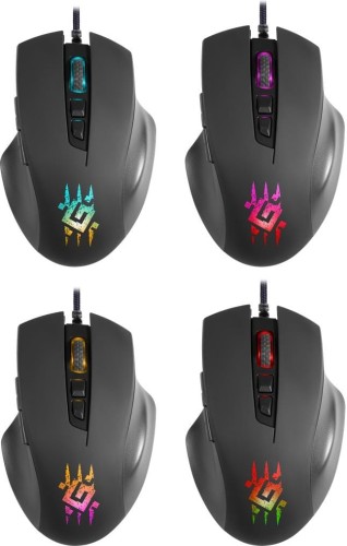 Mysz przewodowa Defender WOLVERINE GM-700L 12800dpi 7P Gaming RGB - 1403647